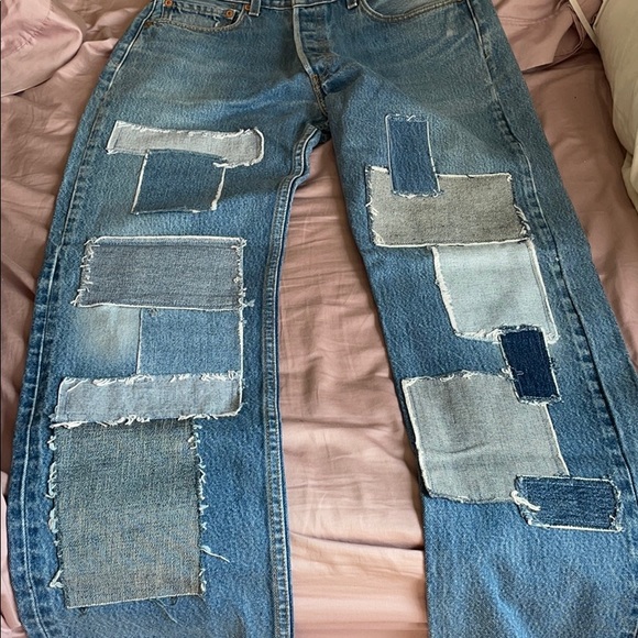 Cloth & Steel Patchwork High Waisted Denim - Picture 5 of 10